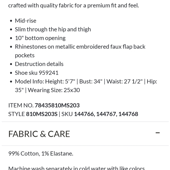 🤘NeW🎸 ROCK PEACOAT FACTORY DESTRUCTED EMBROIDERED SKINNY STRETCH JEANS 28 - Picture 8 of 15